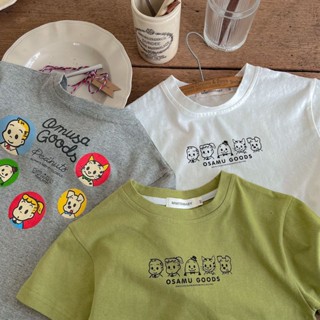 พร้อมส่ง ใหม่ เสื้อยืดแขนสั้น ดูดซับเหงื่อได้ดี ลายการ์ตูน สไตล์เกาหลี ญี่ปุ่น แฟชั่นฤดูร้อน สําหรับเด็กผู้ชาย และเด็กผู้หญิง 2023