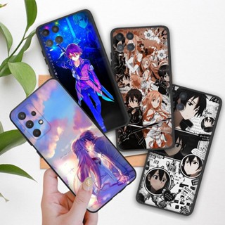 เคสโทรศัพท์มือถือ ซิลิโคนนุ่ม ลายดาบออนไลน์ สําหรับ Realme 5 5i 5s 6i 5 Pro Q 6 6s 6 Pro 7 7i C17 7 Pro 8 8 Pro 8 5g 8s 8i H9LH