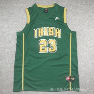 เสื้อกีฬา NBA อเนกประสงค์ เสื้อกีฬาแขนสั้น ลายทีมภาพยนตร์ James jersey 23 RPTO สีเขียว 209393