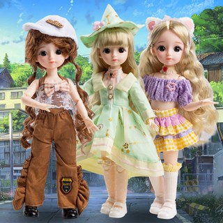 Bjd Girls ของเล่นตุ๊กตา 20 ข้อต่อ ถอดออกได้ 30 ซม. DIY