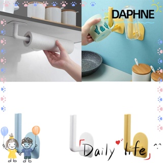 Daphne ชั้นวางม้วนกระดาษทิชชู่ แบบติดผนัง มีกาวในตัว หลากสี สําหรับห้องน้ํา ห้องครัว