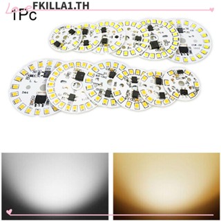 Faccfki ชิปไฟ LED 15W 12W 9W 7W 6W 5W 3W 1 ชิ้น