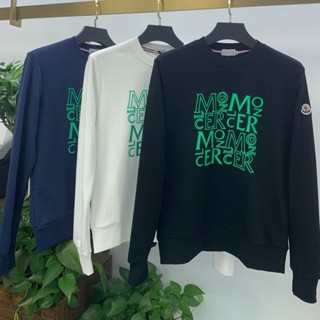 ใหม่ เสื้อกันหนาว คอกลม พิมพ์ลายโลโก้ตัวอักษร ทรงหลวม ขนาดใหญ่ อินเทรนด์เรียบง่าย พร้อมป้ายแท็กแขวน สําหรับทุกเพศ