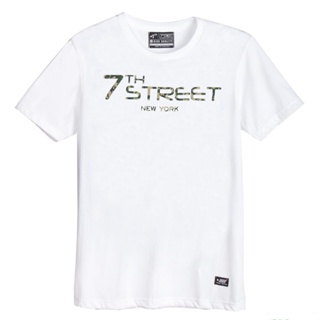  พิมพ์ลาย 7th Street เสื้อยืด รุ่น MSV001