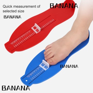 Banana1 เครื่องวัดขนาดเท้า สามารถปรับได้ สําหรับผู้ใหญ่ ไซซ์ UK