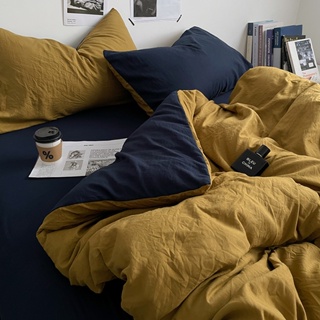 ชุดเครื่องนอน ผ้าปูที่นอน สีน้ําตาล ขนาดควีนไซซ์ คิงไซซ์