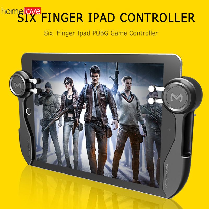 6 Finger Mobile Pubg Game Controller จอยสติ๊กเกมหกนิ้วจับปุ่ม Aim L1r1 ...