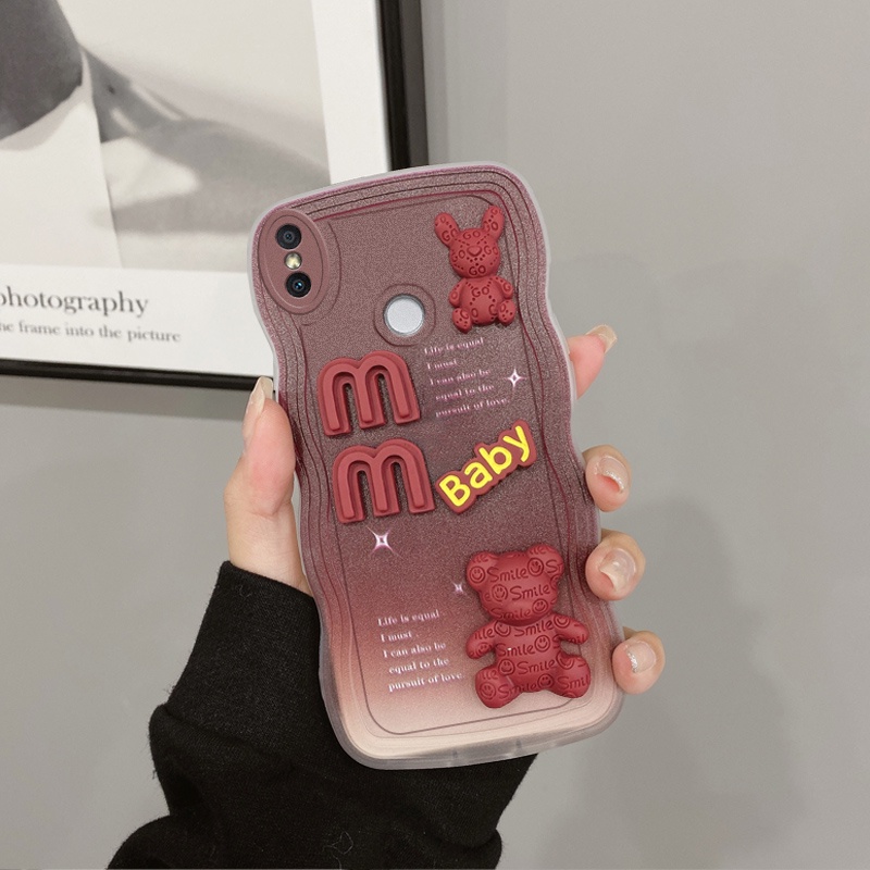 เคส-redmi-y2-เคสโทรศัพท์มือถือ-ลายตุ๊กตา-3d-ไล่โทนสี-สําหรับ-redmi-y2