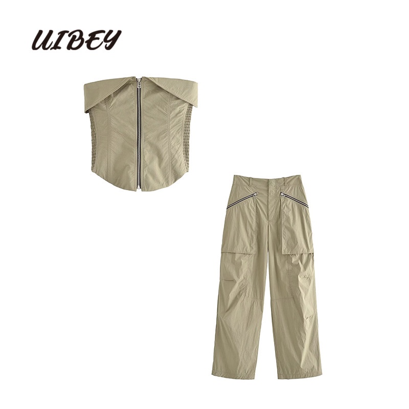 uibey-เสื้อท็อปส์-รัดรูป-แฟชั่น-กางเกง-2631