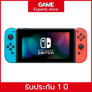 Nintendo Switch with Neon Blue and Neon Red Joy-Con นินเทนโด