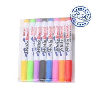 ปากกามาร์กเกอร์ไวท์บอร์ด 12 สี ของเล่นเสริมการเรียนรู้เด็ก Montessori X0E5