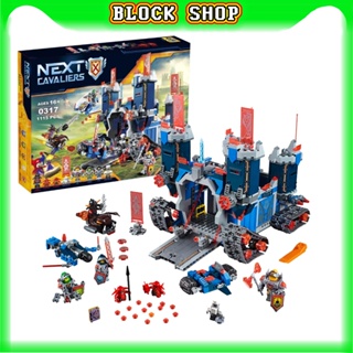 Non LEGO Nexo Knights The Fortrex Other 70317 โมเดลตัวต่อฟิกเกอร์ 7 ขนาดเล็ก ของเล่นสําหรับเด็ก 1140 ชิ้น