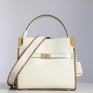 Tory Burch Double Lee Radziwill กระเป๋าสะพายไหล่ ทรงโท้ท สองสาย