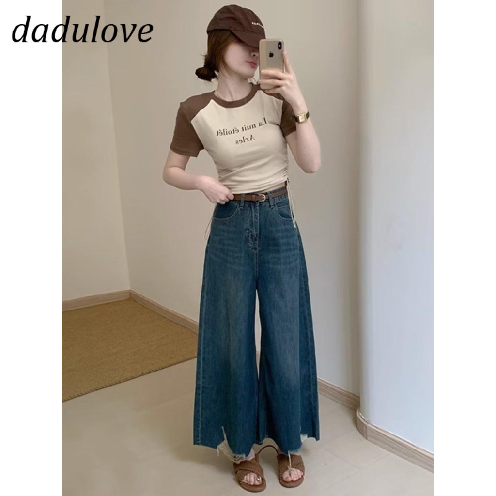 dadulove-new-american-ins-high-street-retro-jeans-niche-high-waist-loose-wide-leg-pants-large-size-trousers