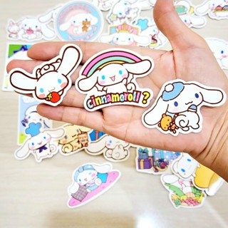 สติ๊กเกอร์ Cinnamoroll ชินนาม่อนโรล ติดแน่น กันน้ำ ติดกระเป๋า โน้ตบุ้ค (50 ชิ้น) sticker