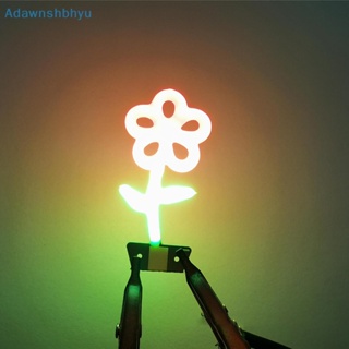 Adhyu หลอดไฟไดโอด LED รูปดอกไม้ 3V ยืดหยุ่น อุปกรณ์เสริม สําหรับตกแต่งปาร์ตี้คริสต์มาส DIY