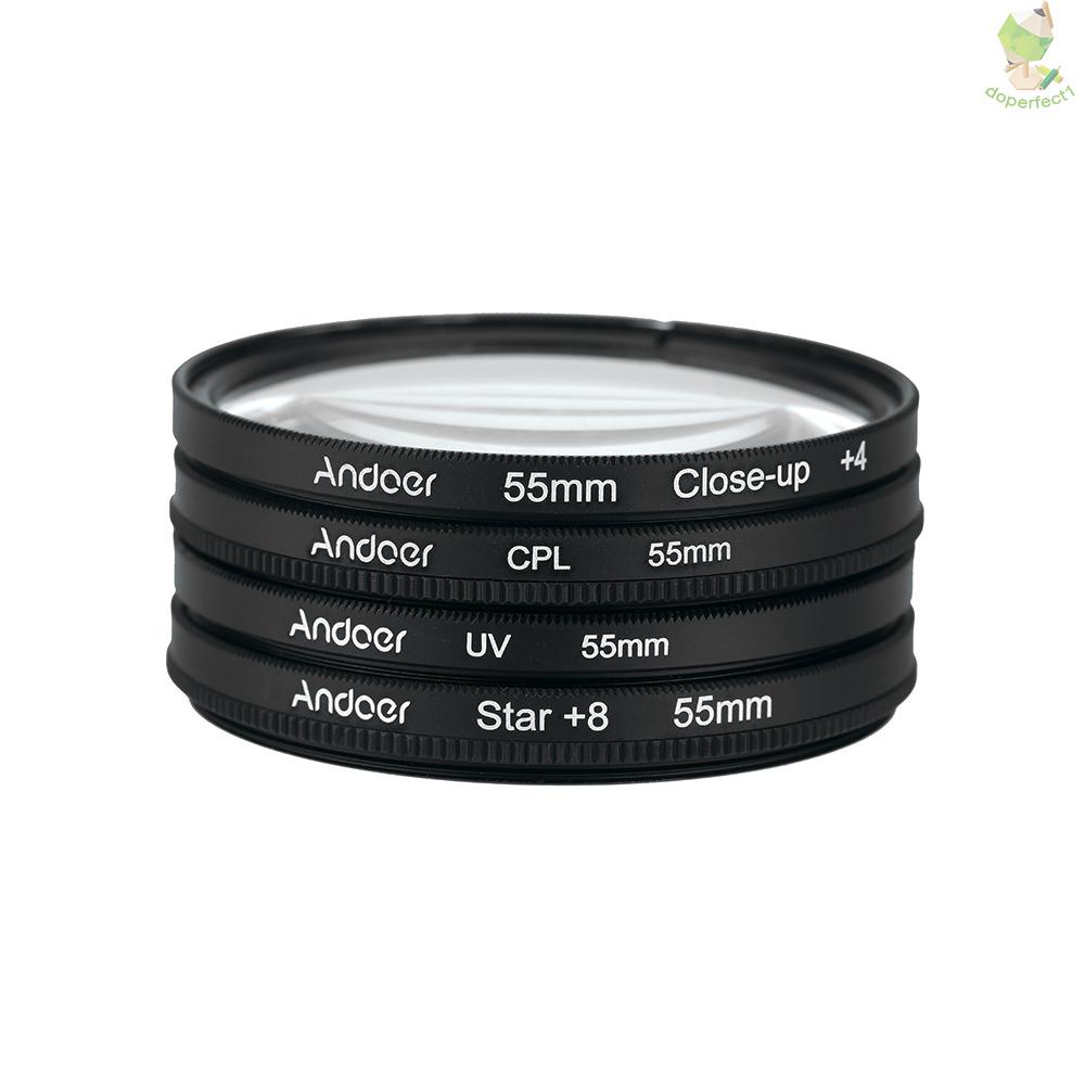 andoer-ชุดฟิลเตอร์กรองแสง-uv-cpl-close-up-4-star-8-point-55-มม-mac-came-8-9