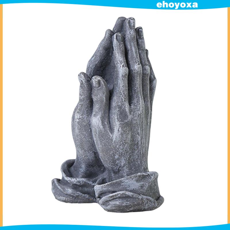 ehoyoxa-ฟิกเกอร์เรซิ่น-รูปปั้นมืออธิษฐาน-สําหรับตกแต่งห้องรับประทานอาหาร-ชั้นวางหนังสือ