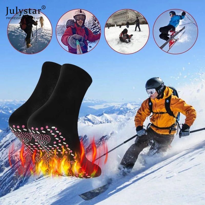 julystar-ถุงเท้าบำบัดด้วยแม่เหล็กความร้อนในตัวเอง-การดูแลสุขภาพ-ถุงเท้าผ้าฝ้ายสบายระบายอากาศได้นวดเท้า