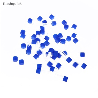 Flashquick หลอดทดลองพลาสติก 1.8 มล. (2 มล.) พร้อมฝาปิดสกรู 50 ชิ้น