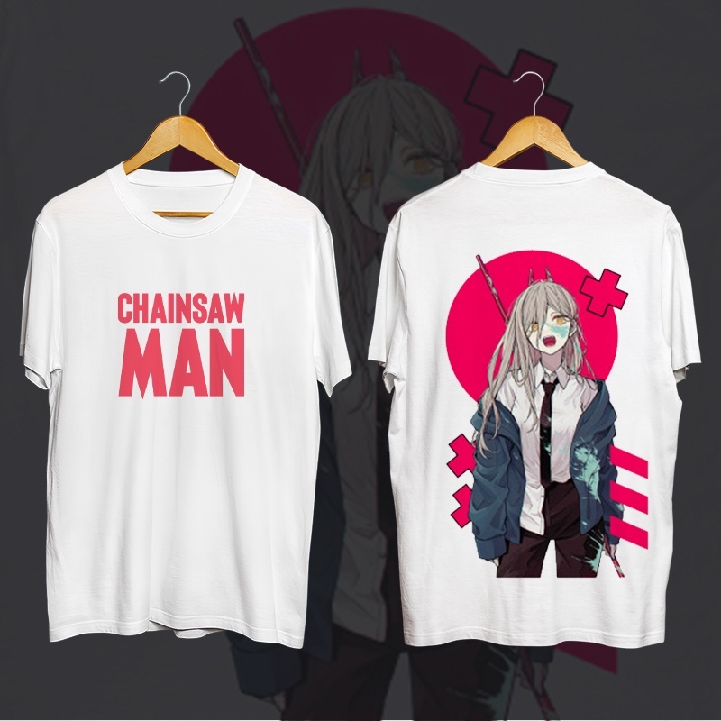 สินค้าเฉพาะจุด-chainsaw-man-makima-anime-เสื้อยืดเสื้อผ้า