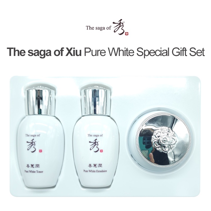 the-saga-of-xiu-pure-white-special-gift-set-3pcs-toner-emulsion-cream