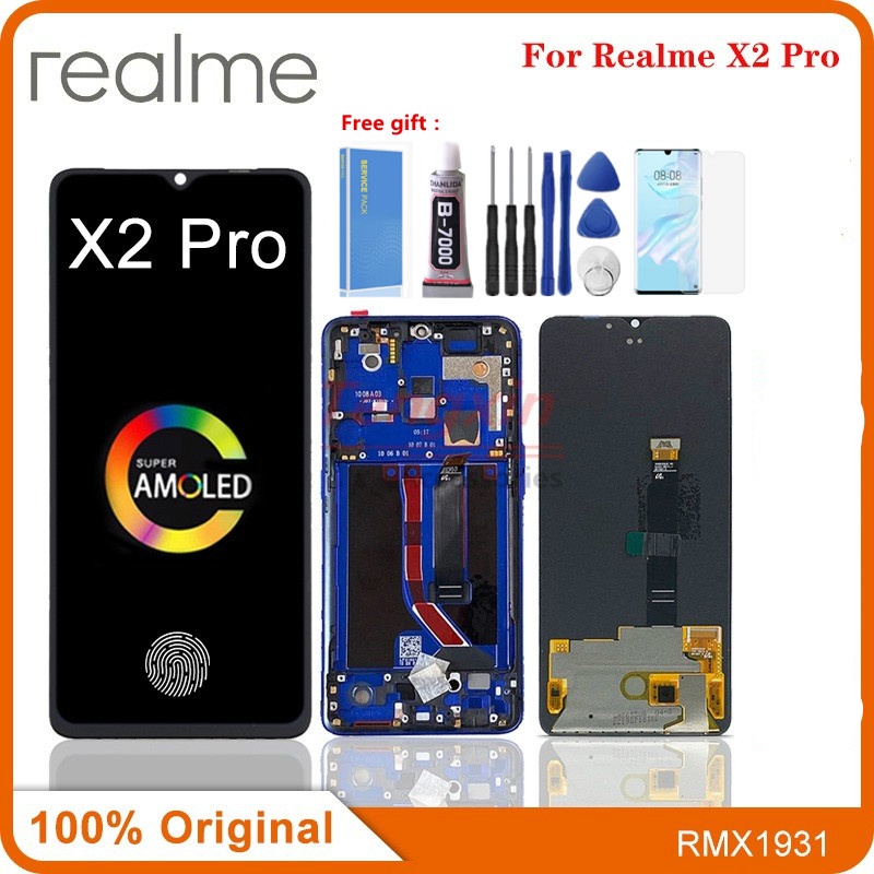 อะไหล่หน้าจอสัมผัส-lcd-6-5-นิ้ว-สําหรับ-oppo-realme-x2-pro-rmx1931-realme-x2-pro