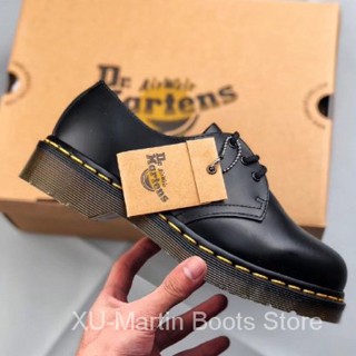 【คุณภาพสูง】dr.martens มีสินค้า! รองเท้าบูทมาร์ติน หนังวัวแท้ สไตล์อังกฤษ สําหรับผู้ชาย