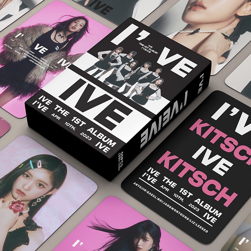 โปสการ์ดโลโม่-อัลบั้มรูปภาพ-kpop-ive-2023-55-ชิ้น