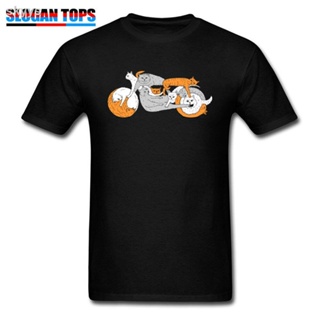 GOOD YF▧Divertido de camiseta hombres amante los gatos T camisas Cafe Racer Tee camisa camisetas gatitos envío la gota c