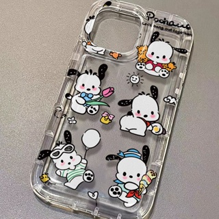 Cute Dog Phone Case For Iphone13 14pro Apple 12 Transparent 11 XR Silicone 7/8P Tide Xsmax