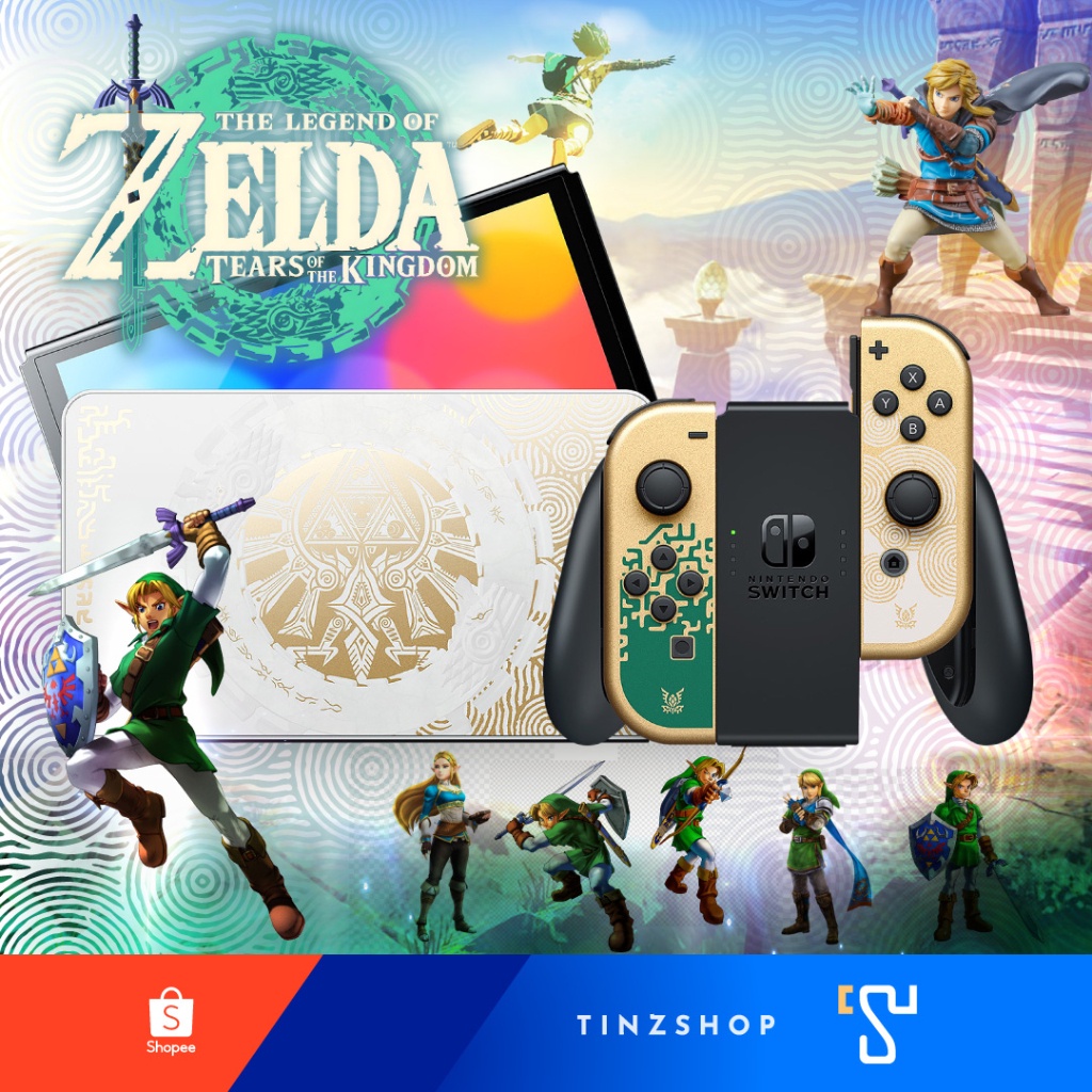 ภาพประกอบของ พร้อมส่ง Nintendo Switch OLED The Legend of Zelda Tears of the Kingdom Edition / เครื่อง OLED Zelda TOTK