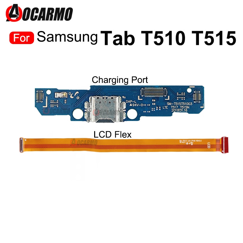 พอร์ตชาร์จ USB 10.1 นิ้ว T515 T510 สําหรับ Samsung Galaxy Tab A 1 ชิ้น ...