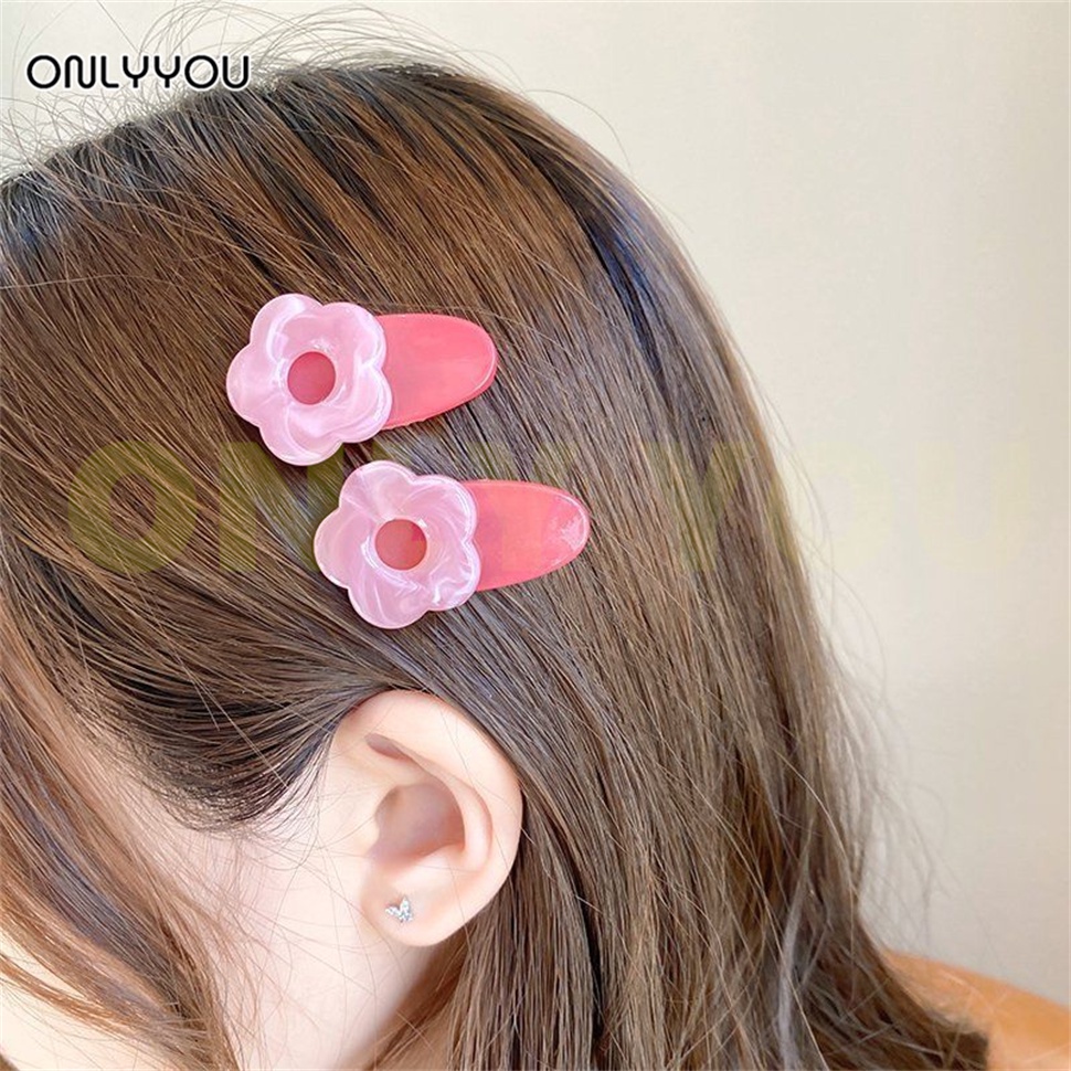 only-amp-you-กิ๊บติดผม-สไตล์เกาหลี-กิ๊บติดผมน่ารักๆ-กิ๊บติดผมดอกไม้-สีมาการองสวยๆน่ารักๆ-เครื่องประดับสําหรับผู้หญิง