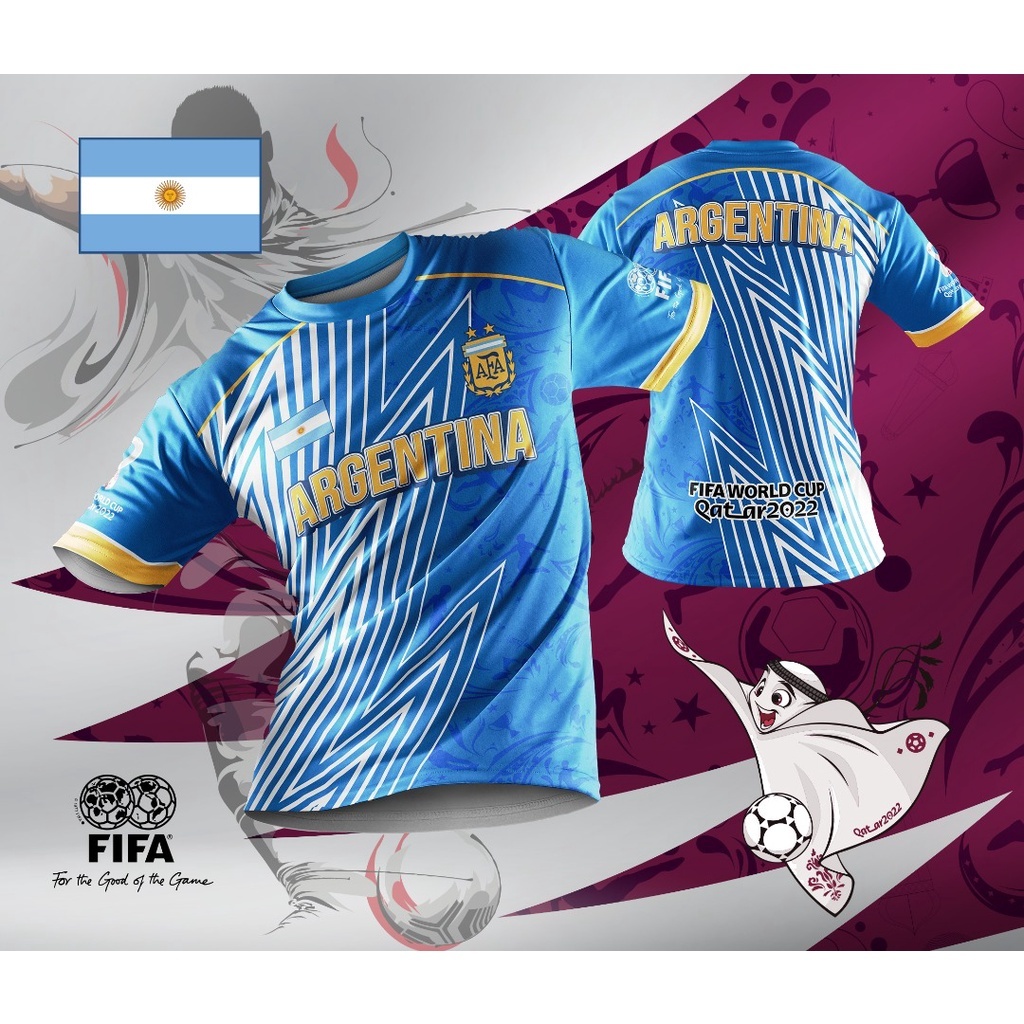 เสื้อยืด-ลาย-argentina-2022