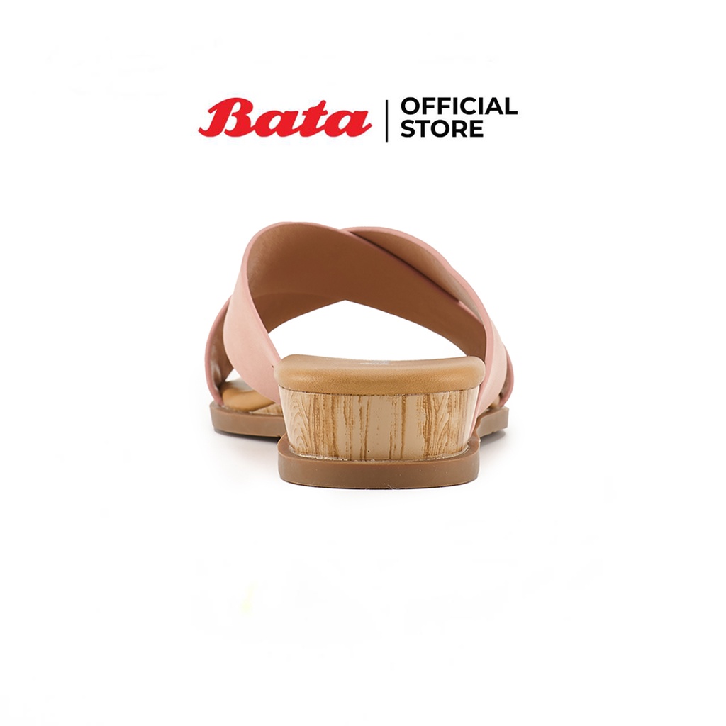 bata-บาจา-รองเท้าส้นแบนแบบสวม-รองเท้าแตะ-ใส่ลำลอง-แฟชั่น-สำหรับผู้หญิง-สีขาว-6611424-สีชมพู-6615424