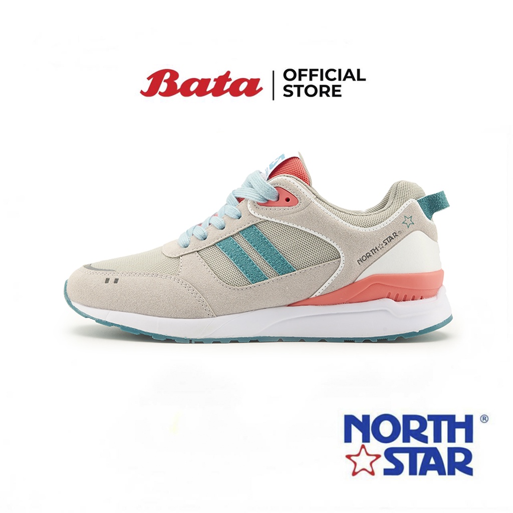 bata-บาจา-ยี่ห้อ-north-star-รองเท้าผ้าใบแบบผูกเชือก-สนีกเกอร์แฟชั่น-สำหรับผู้หญิง-รุ่น-hugo-สีเทา-5392178