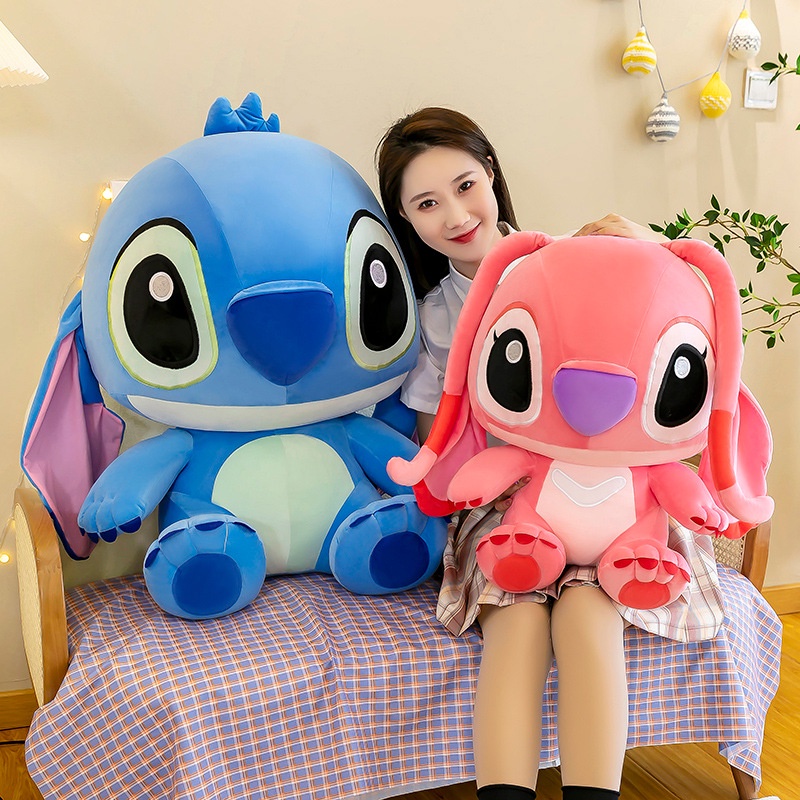 ตุ๊กตาการ์ตูนดิสนีย์-lilo-amp-stitch-kawaii-stitch-ขนาด-40-50-ซม-ของเล่นสําหรับเด็ก