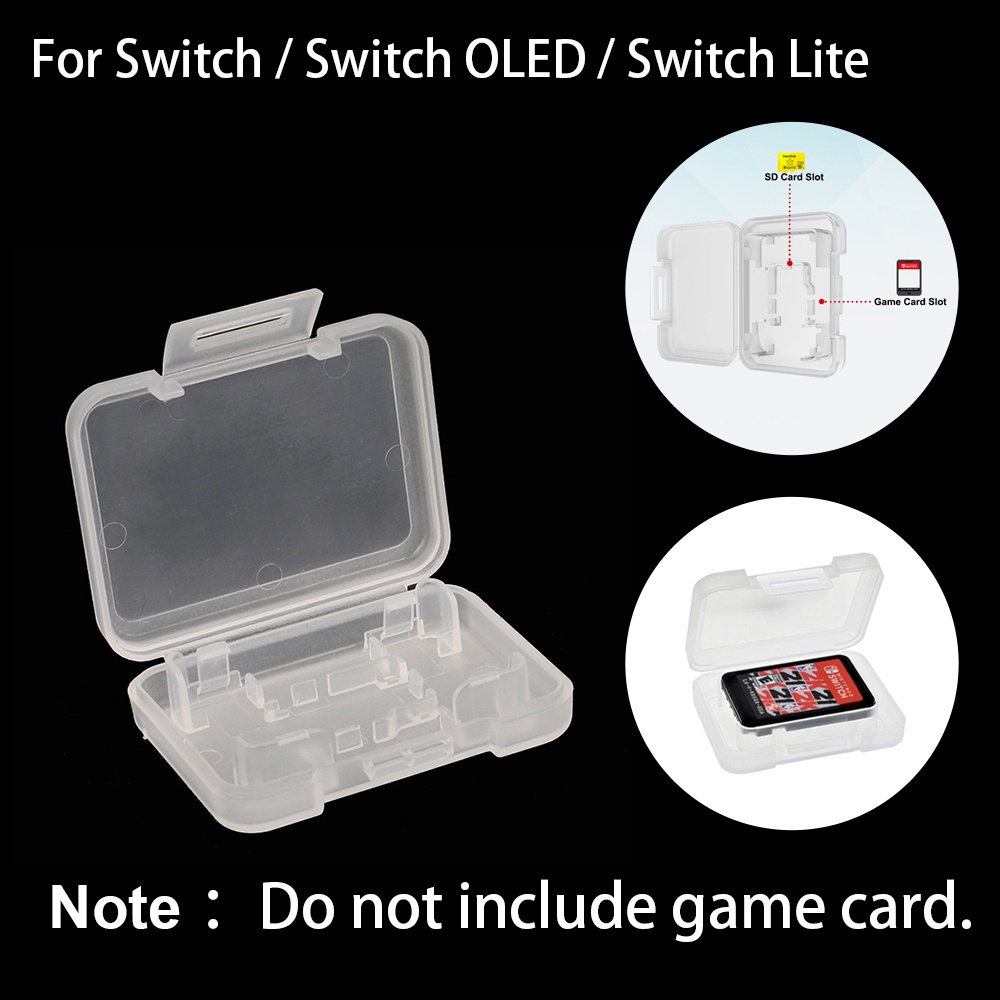 เกี่ยวกับสินค้า กล่องเก็บการ์ดเกม ขนาดเล็ก แบบพกพา กันรอยขีดข่วน สําหรับ Nintendo GameBoy Pocket Advance SP GBC GBP GBA Switch OLED Lite Micro SD TF