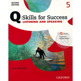 Bundanjai (หนังสือ) Q : Skills for Success 2nd ED 5, Listening &amp; Speaking : Students Book +iQ Online (P)