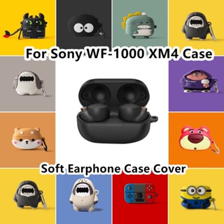 【Case Home】เคสหูฟัง แบบนิ่ม ลายการ์ตูน สําหรับ Sony WF-1000 XM4 WF-1000 XM4
