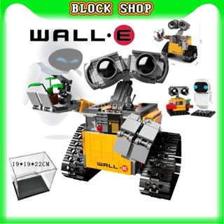 Ideas Series WALL-E MOC-21303(677+PCS) อีฟ หุ่นยนต์ บล็อคตัวต่อเทคโนโลยี ขนาดเล็ก ของเล่นสําหรับเด็ก