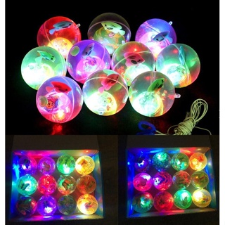 ของเล่นเด็ก ลูกบอลคริสตัลเรืองแสง เมจิกกระพริบเด้ง LED โลกใต้น้ํา ตุ๊กตาการ์ตูน เด้งกลับ สี่เหลี่ยม ตลาดกลางคืน ระบายความร้อน เครื่องมือที่มีประโยชน์ สนุก ของขวัญสุดเท่