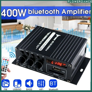 Ak380/ak370/ak170 Power Amplifier Audio Karaoke Home Theater Amplifier 2 Channel Bluetooth Class D Amplifier Usb/sd Aux Input ดอกไม้