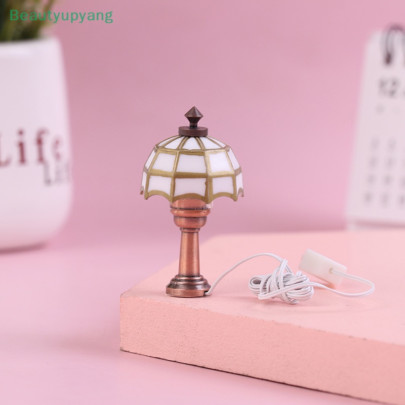 beautyupyang-โคมไฟตั้งโต๊ะ-12v-1-12-สีขาว-สําหรับตกแต่งบ้านตุ๊กตา
