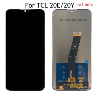 หน้าจอแสดงผลสัมผัสดิจิทัล LCD 6125F 6125D 20Y สําหรับ TCL 20E