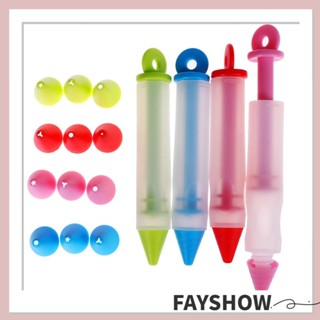 Fay Bakeware แม่พิมพ์ซิลิโคน เกรดอาหาร สีแดง ชมพู เขียว สําหรับทําขนมหวาน ไอซิ่ง ตกแต่งเค้ก