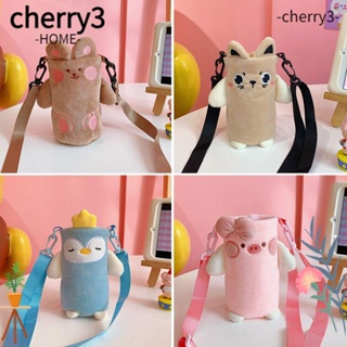 Cherry3 กระเป๋าใส่แก้วเครื่องดื่ม มีฉนวนกันความร้อน ลายสัตว์ สําหรับเดินทางกลางแจ้ง