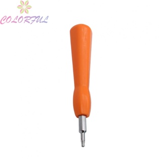 【COLORFUL】Screwdriver Replacement Ring Doorbell Screwdriver 2 In1 Home Orange+Silver