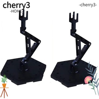 Cherry3 ชั้นวางโมเดล พลาสติก สีดํา ขาตั้งโมเดลพรีเมี่ยม HG, MG และ RG